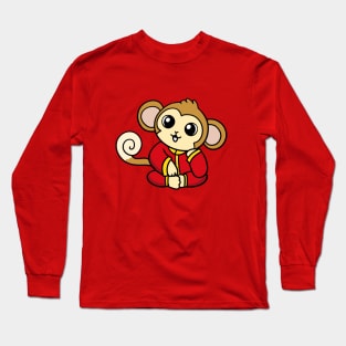 Chinese New Year Monkey Long Sleeve T-Shirt